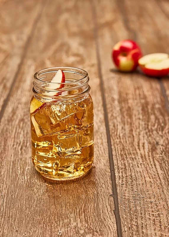 Midnight Moon Moonshine Apple Pie on the Rocks Cocktail