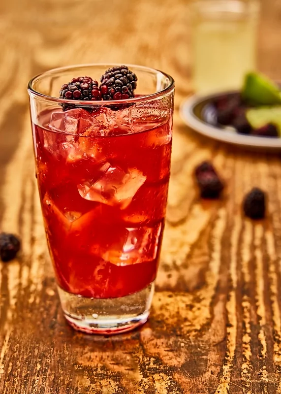 Midnight Moon Moonshine Blackberry Limeade Cocktail