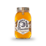 Midnight Moon Peanut Butter Moonshine in Mason Jar