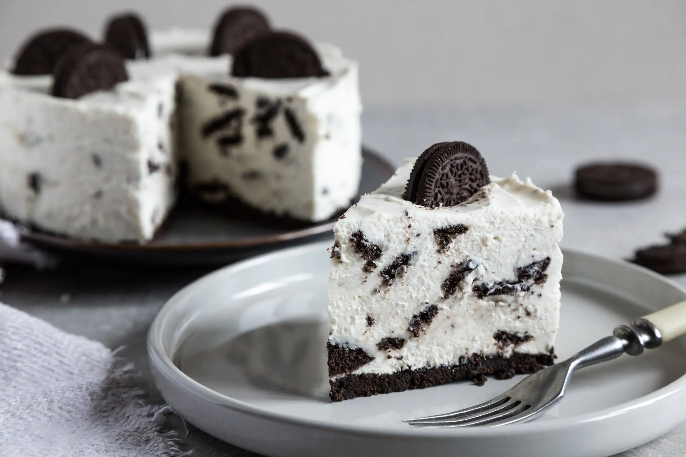 Midnight Moon Cookies N Cream No Bake Cheesecake Horizontal