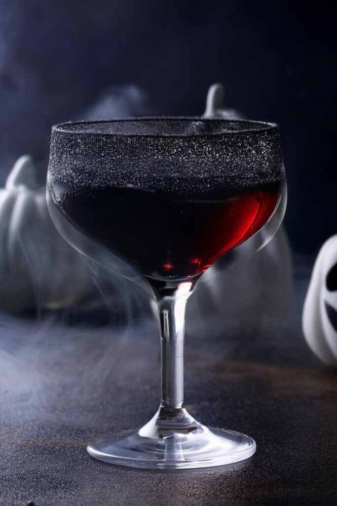 Midnight Moon Easy Halloween Cocktail Moonshine Blog1