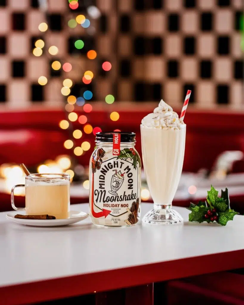 Boozy Eggnog Milkshake