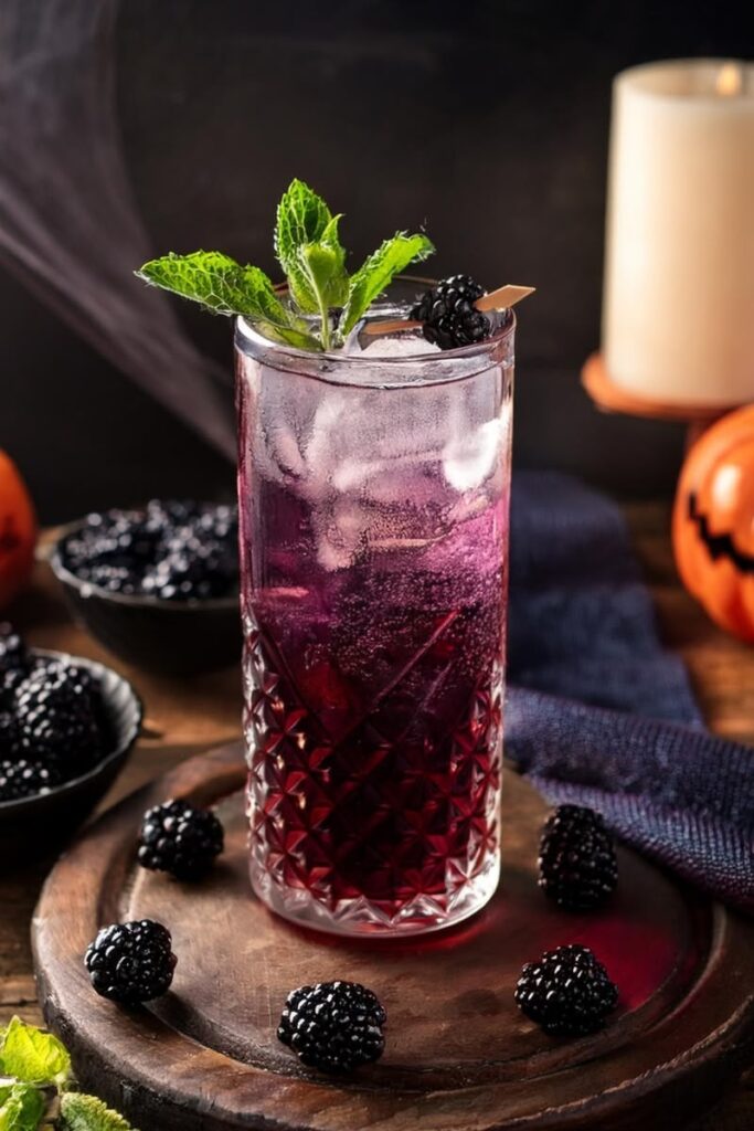 Midnight Moon Easy Halloween Cocktail Moonshine Blog46