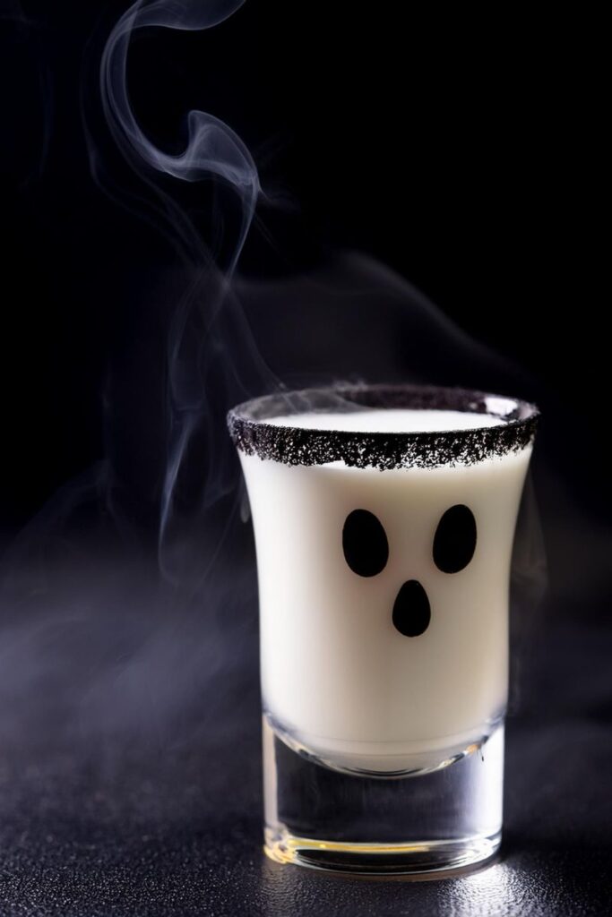 Midnight Moon Halloween Cocktail Recipe Blog Images Ghost Shot 09.30.24