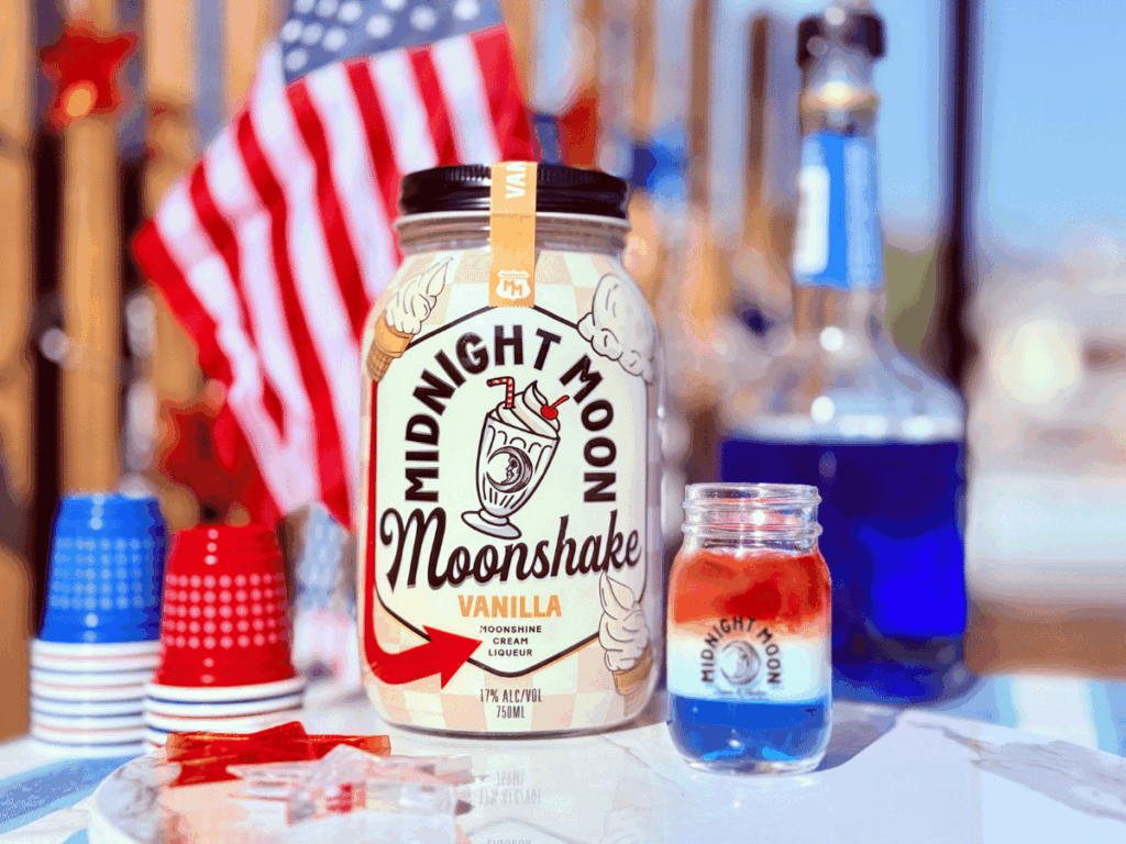 Red, White & Blue Shot